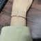 La Monada 925 Sterling Silver Red Thread Bracelet Minimalist Rope Bracelet For Women 1