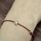 La Monada 925 Sterling Silver Red Thread Bracelet Minimalist Rope Bracelet For Women 2