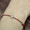 La Monada 925 Sterling Silver Red Thread Bracelet Minimalist Rope Bracelet For Women 2