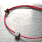 La Monada 925 Sterling Silver Red Thread Bracelet Minimalist Rope Bracelet For Women 3