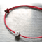 La Monada 925 Sterling Silver Red Thread Bracelet Minimalist Rope Bracelet For Women 3