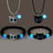 GlowCat Big Eye Luminous Necklace Trendy Black Cat Pendant Cartoon Jewelry Gift For Women 0