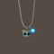 GlowCat Big Eye Luminous Necklace Trendy Black Cat Pendant Cartoon Jewelry Gift For Women 5