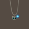 GlowCat Big Eye Luminous Necklace Trendy Black Cat Pendant Cartoon Jewelry Gift For Women 5