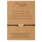 FriendLink 3PCS Friendship Bracelet Set Long Distance Promise Cards Gift For Best Friends Sisters 5