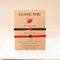 HeartBond 2Pcs Matching Bracelets Set Handwoven Heart LongDistance Couple Friendship Jewelry Gift 6