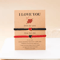 HeartBond 2Pcs Matching Bracelets Set Handwoven Heart LongDistance Couple Friendship Jewelry Gift 6