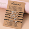 HeartSister 5PCS Sisters Bracelet Set Best Friend Matching Heart Long Distance Gift For Girls Wom 0