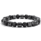 IronCore 8 Mm Natural Stone Mens Bracelet Hematite Howlite Tiger Eye Wristlet For Everyday Style 10