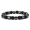 IronCore 8 Mm Natural Stone Mens Bracelet Hematite Howlite Tiger Eye Wristlet For Everyday Style 11