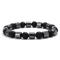 IronCore 8 Mm Natural Stone Mens Bracelet Hematite Howlite Tiger Eye Wristlet For Everyday Style 11
