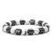 IronCore 8 Mm Natural Stone Mens Bracelet Hematite Howlite Tiger Eye Wristlet For Everyday Style 13