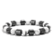 IronCore 8 Mm Natural Stone Mens Bracelet Hematite Howlite Tiger Eye Wristlet For Everyday Style 13