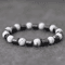 IronCore 8 Mm Natural Stone Mens Bracelet Hematite Howlite Tiger Eye Wristlet For Everyday Style 4