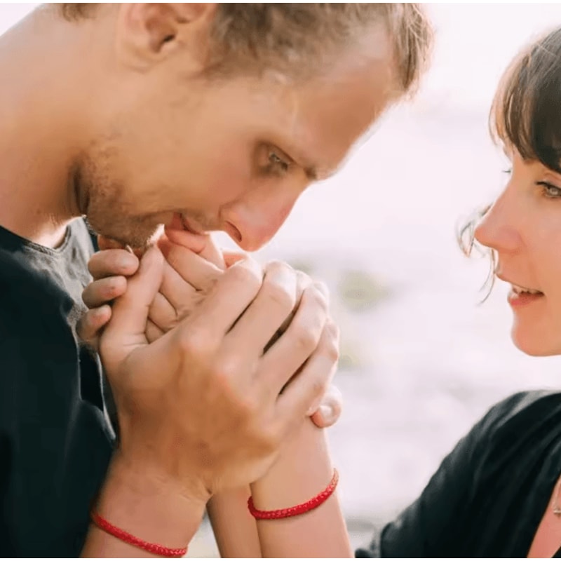 FateBond Red String Matching Couple Bracelets LongDistance Relationship Jewelry Christmas Gift Fo 2