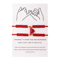 FateBond Handmade Red String Bracelets Braided Couples Set For Luck Protection Connection 6