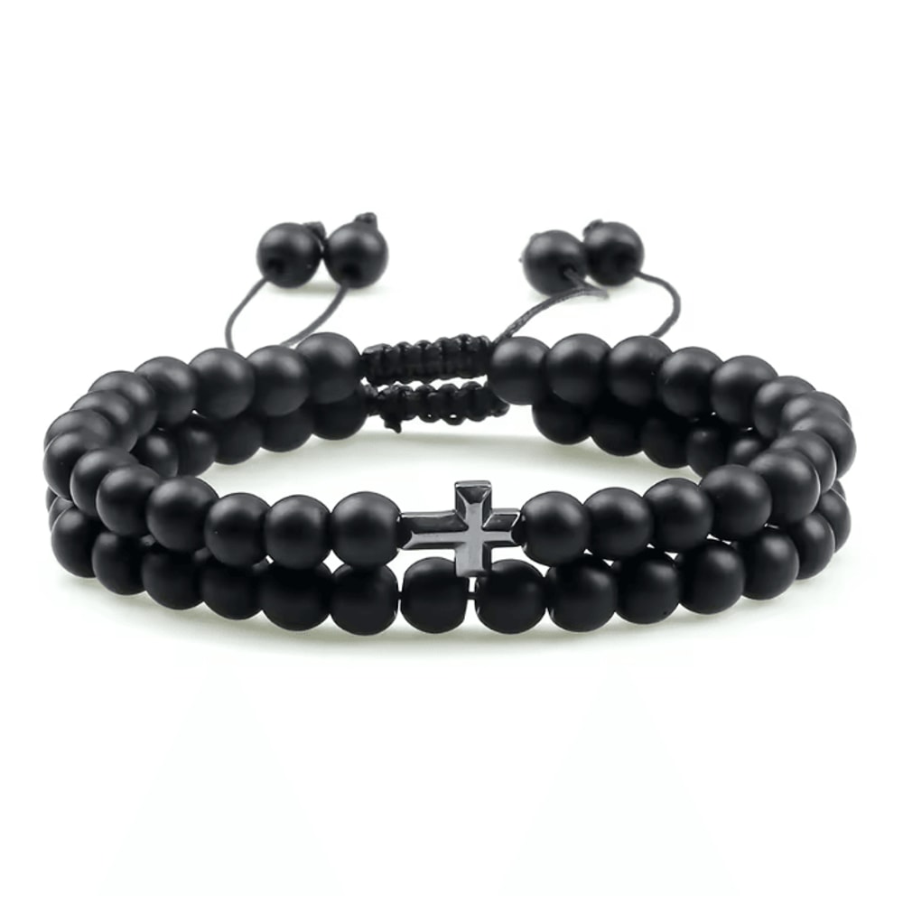 UnityBond Tiger Eye Hematite Couples Distance Bracelets Handmade Bead Set For Connection Protect 5