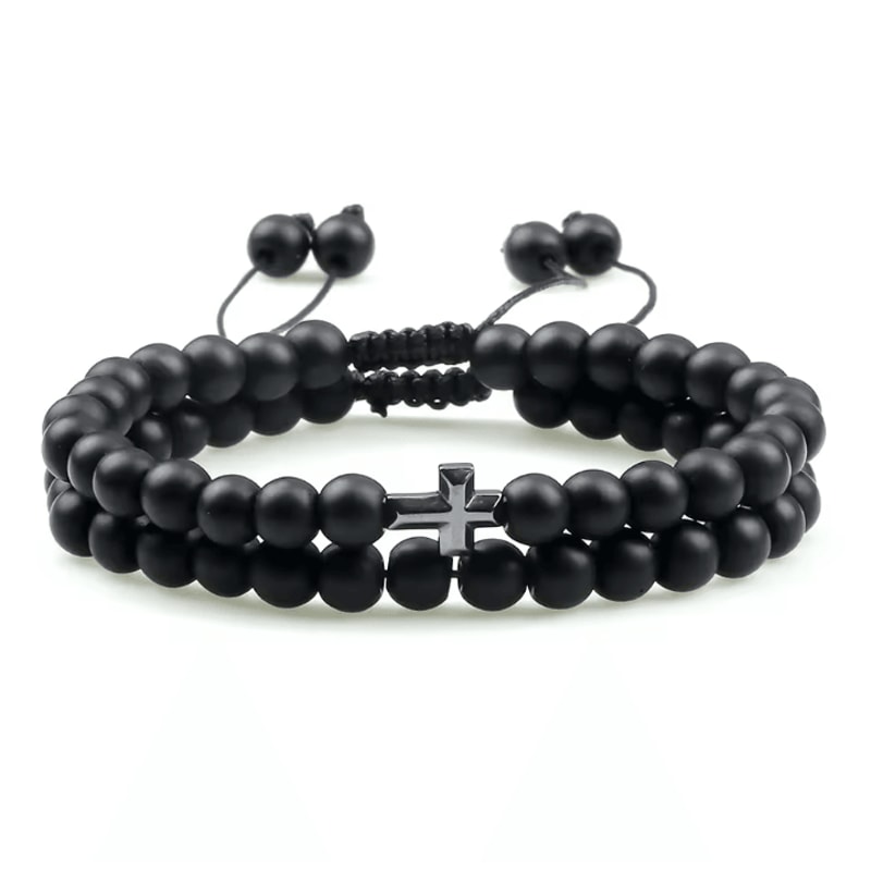 UnityBond Tiger Eye Hematite Couples Distance Bracelets Handmade Bead Set For Connection Protect 5