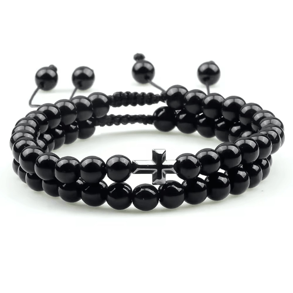 UnityBond Tiger Eye Hematite Couples Distance Bracelets Handmade Bead Set For Connection Protect 6