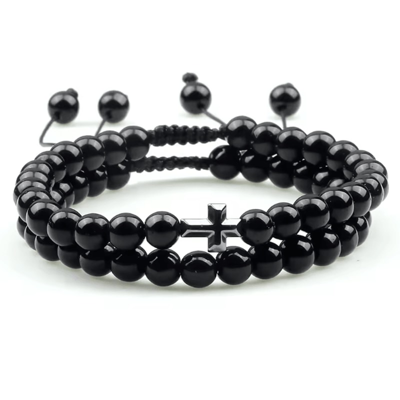 UnityBond Tiger Eye Hematite Couples Distance Bracelets Handmade Bead Set For Connection Protect 6