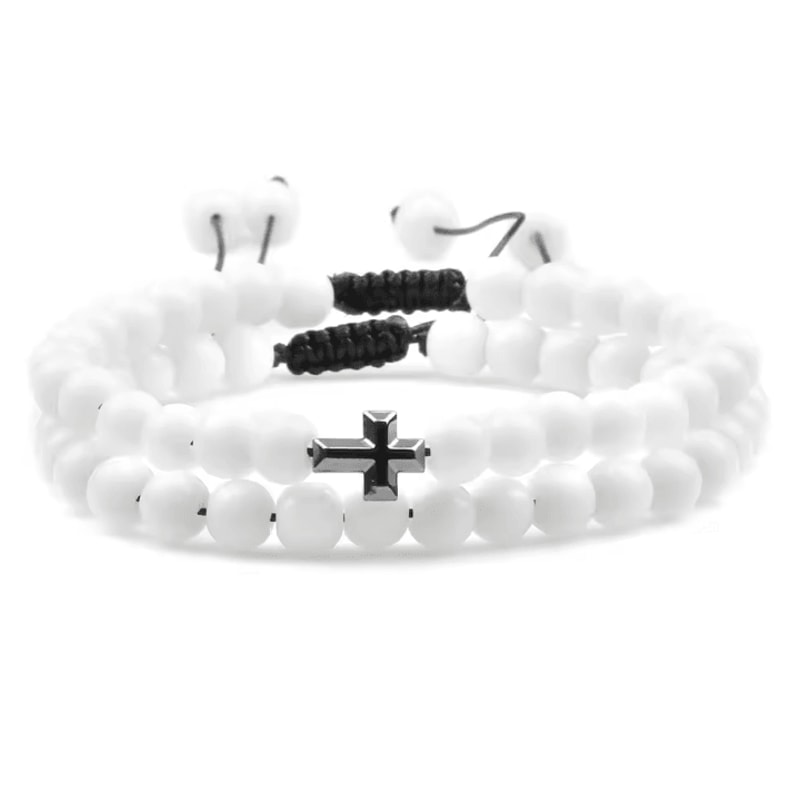 UnityBond Tiger Eye Hematite Couples Distance Bracelets Handmade Bead Set For Connection Protect 8