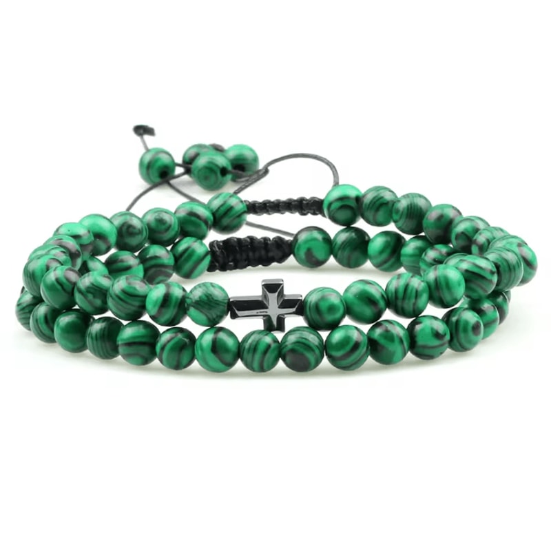 UnityBond Tiger Eye Hematite Couples Distance Bracelets Handmade Bead Set For Connection Protect 13