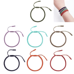 unityweave 7-color woven bracelet – handmade long distance relationship & romantic gift rope