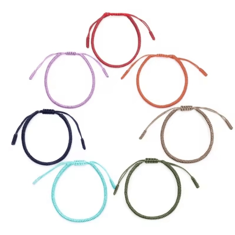 UnityWeave 7Color Woven Bracelet Handmade Long Distance Relationship Romantic Gift Rope 1