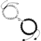 UnityMag Heart Natural Stone Couples Bracelets Adjustable Distance Beads Set For Lovers Friends 6