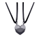 EternalBond 2Piece Magnetic Heart Couple Necklace Silver Love Pendant Set For Valentines Special 7