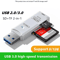 SpeedDock 2in1 USB 30 Card Reader HighSpeed SD TF Memory Adapter For PC Laptop More 0