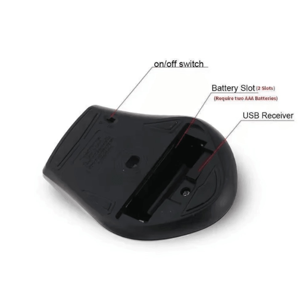 ProClick 24 GHz Wireless Gaming Mouse USB Receiver PC Laptop Accessory 4