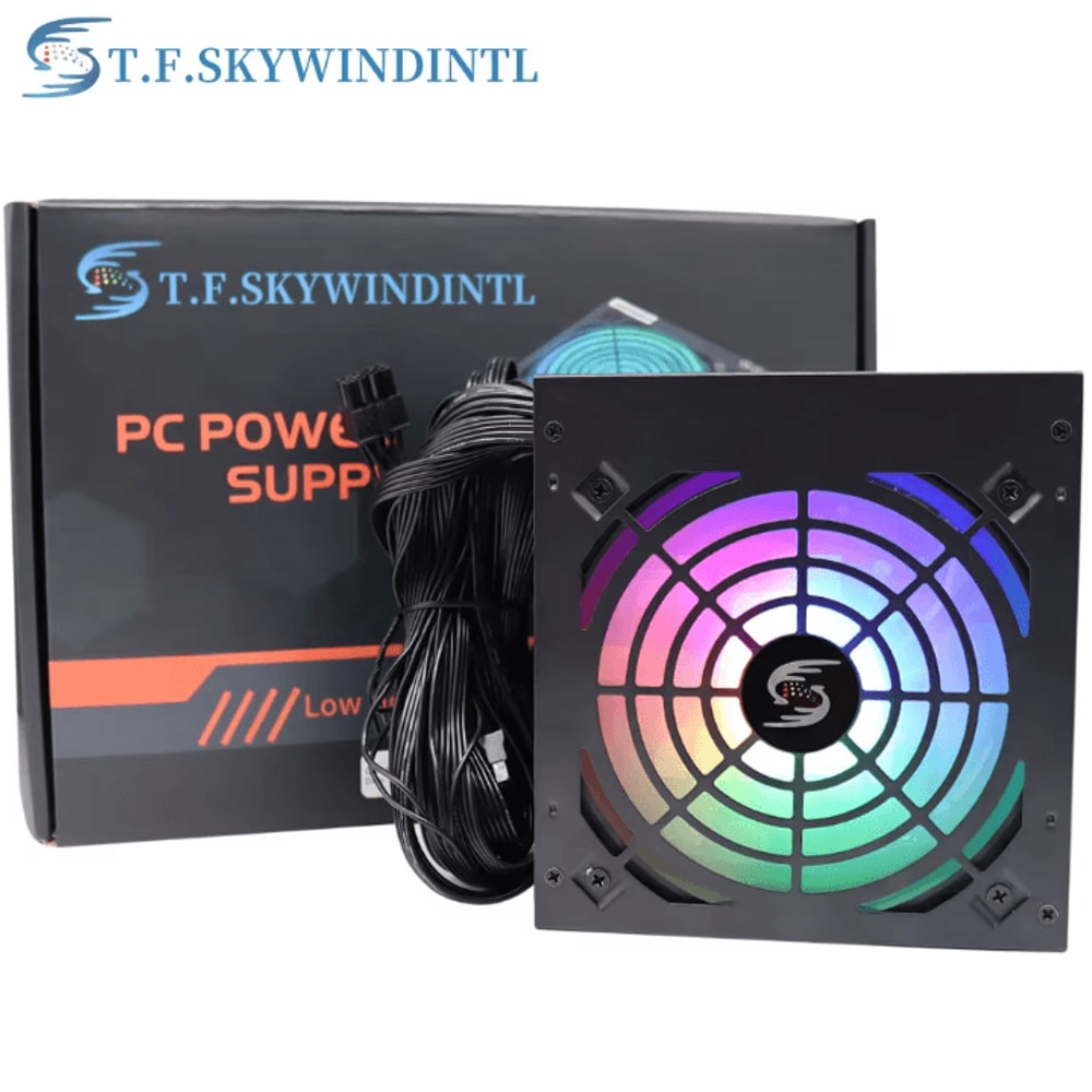 PowerFlex 500W 24Pin ATX Power Supply 12V PC PSU For Desktop Gaming 0