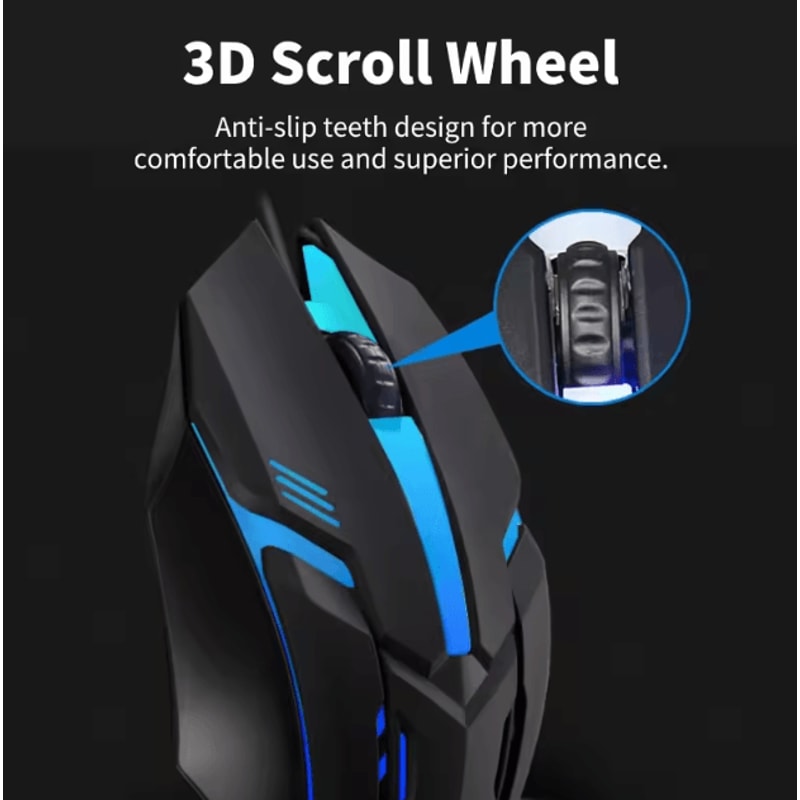 USB Wired Mouse RGB Colorful Mouse 1600 DPI Gaming Mouse Optical Wired Mouse Mice Ergonomic Mouse F 1