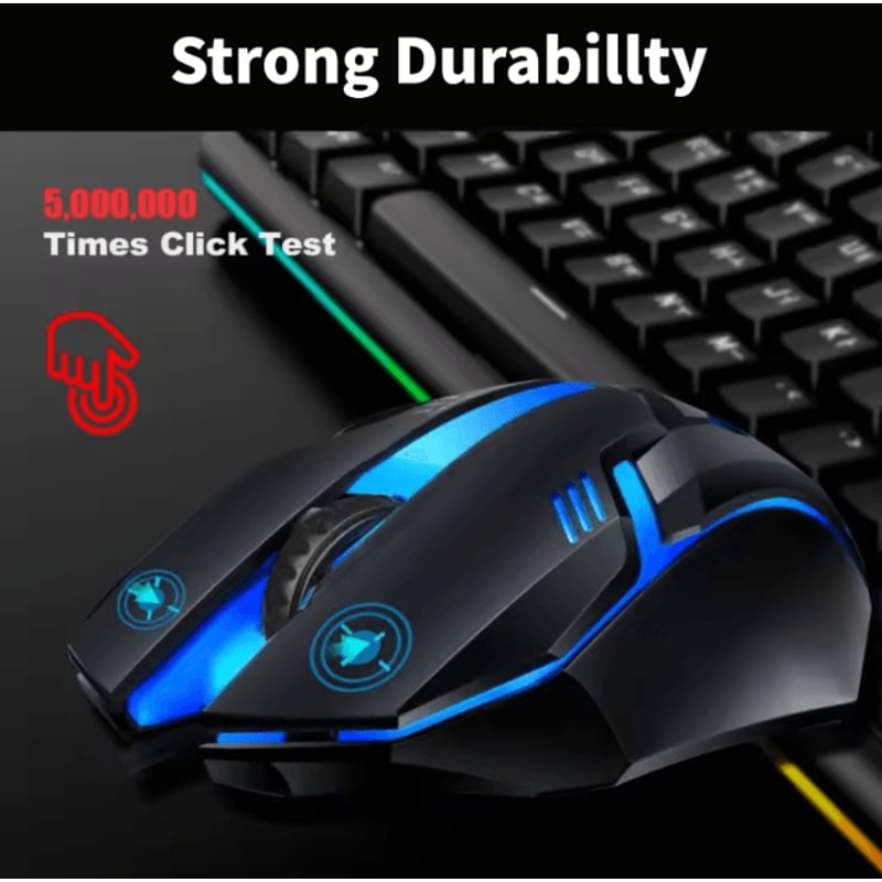 USB Wired Mouse RGB Colorful Mouse 1600 DPI Gaming Mouse Optical Wired Mouse Mice Ergonomic Mouse F 2