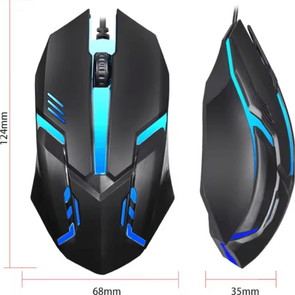 USB Wired Mouse RGB Colorful Mouse 1600 DPI Gaming Mouse Optical Wired Mouse Mice Ergonomic Mouse F 5