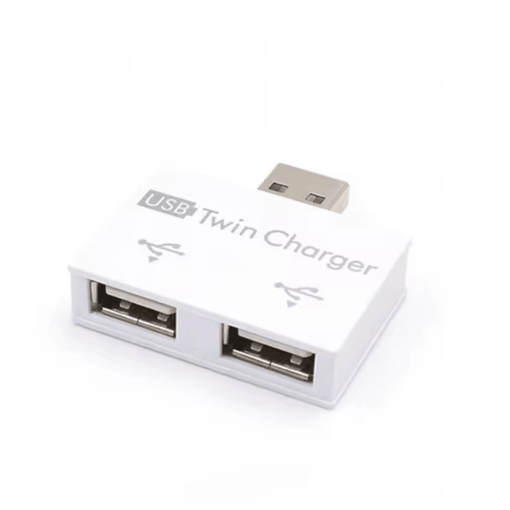 FlexiSplit USB 20 2Port USB Hub Adapter 1 Male To 2 Female USB Splitter For PC Laptop 5