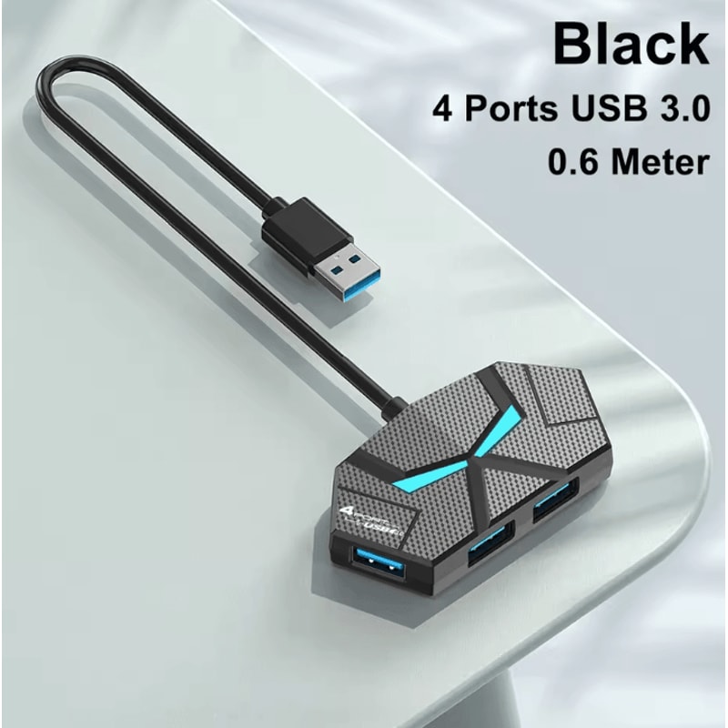 SpeedStation 7Port USB 30 Hub HighSpeed PD Power Supply USB Docking Station Adapter 6