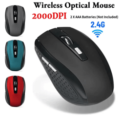 ultrastrike 6-button wireless gaming mouse – adjustable dpi usb receiver for pc & laptop