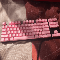 keymaster ergonomic mechanical keycaps set – blank backlit replacement key caps for pc & laptop