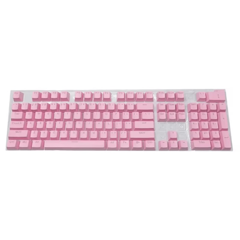 KeyMaster Ergonomic Mechanical Keycaps Set Blank Backlit Replacement Key Caps For PC Laptop 9