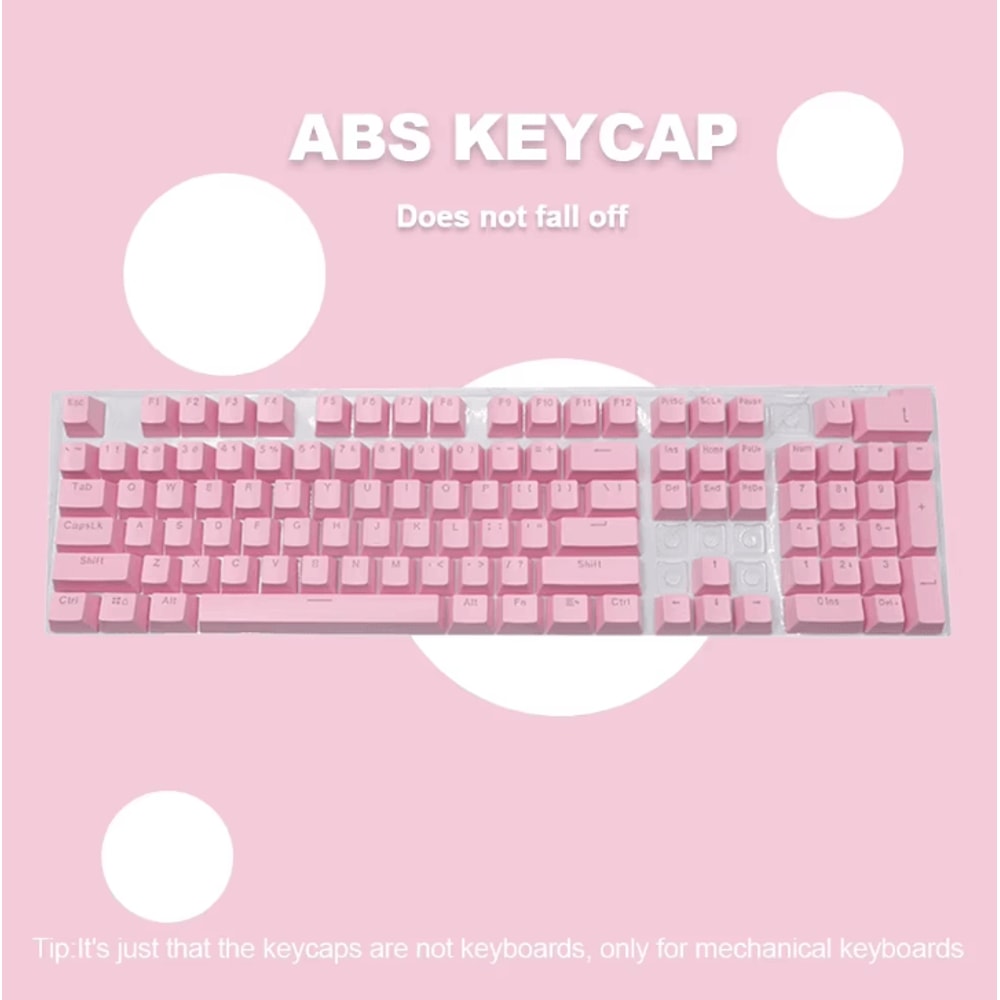 KeyMaster Ergonomic Mechanical Keycaps Set Blank Backlit Replacement Key Caps For PC Laptop 1