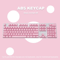 KeyMaster Ergonomic Mechanical Keycaps Set Blank Backlit Replacement Key Caps For PC Laptop 1