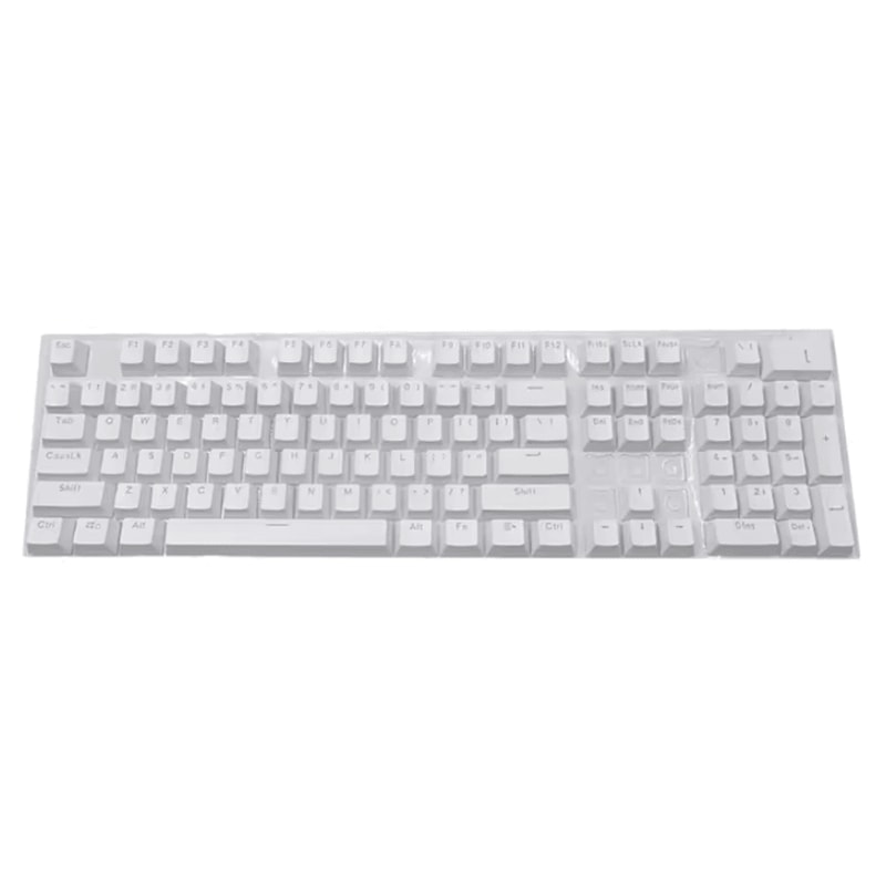 KeyMaster Ergonomic Mechanical Keycaps Set Blank Backlit Replacement Key Caps For PC Laptop 5