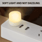 110Pcs Mini USB Night Light Warm White Eye Protection Book Reading Light USB Plug Computer Mobile P 2