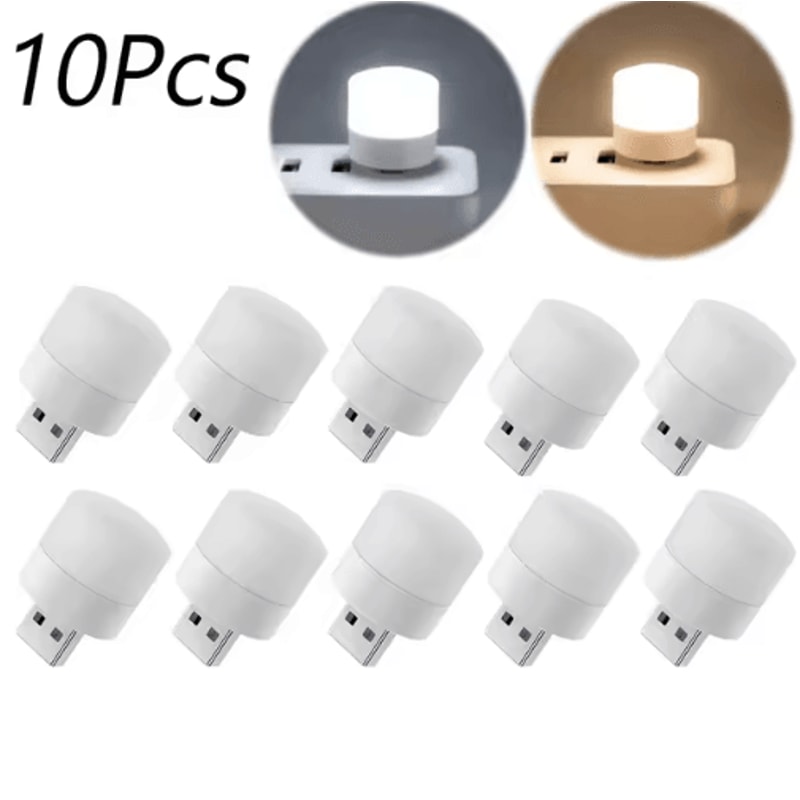 110Pcs Mini USB Night Light Warm White Eye Protection Book Reading Light USB Plug Computer Mobile P 14