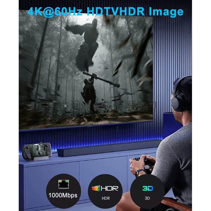 FlexiDock 6in1 USBC Docking Station 4K 60 Hz HDMI Gigabit Ethernet Hub For Steam Deck ROG Ally L 3