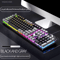 EliteStrike 104Key Wired Backlit Gaming Keyboard MechanicalFeel RGB Color Matching For PC Laptop 15