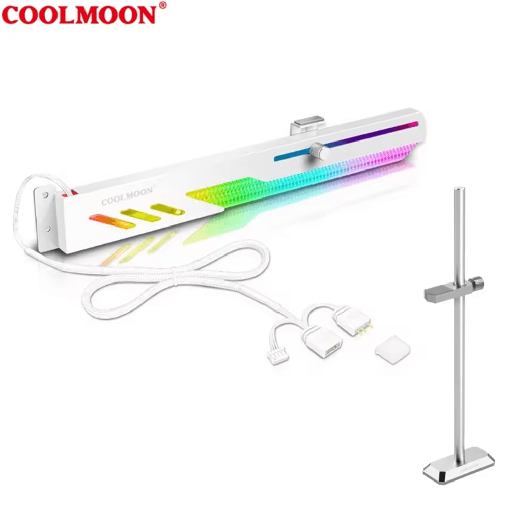 Customized Video Card Stand GT8 Horizontal Graphics Card Bracket 5V 3Pin ARGB GPU VGA Holder Deskto 8