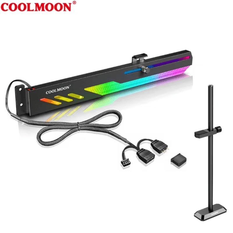 Customized Video Card Stand GT8 Horizontal Graphics Card Bracket 5V 3Pin ARGB GPU VGA Holder Deskto 9